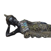 Статуэтка из полимера «Будда Паринирвана» (ручная роспись, ткань) 37 х 10 х 11 см СБ007